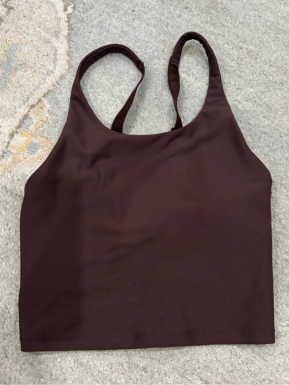 Old navy active brown crop tank